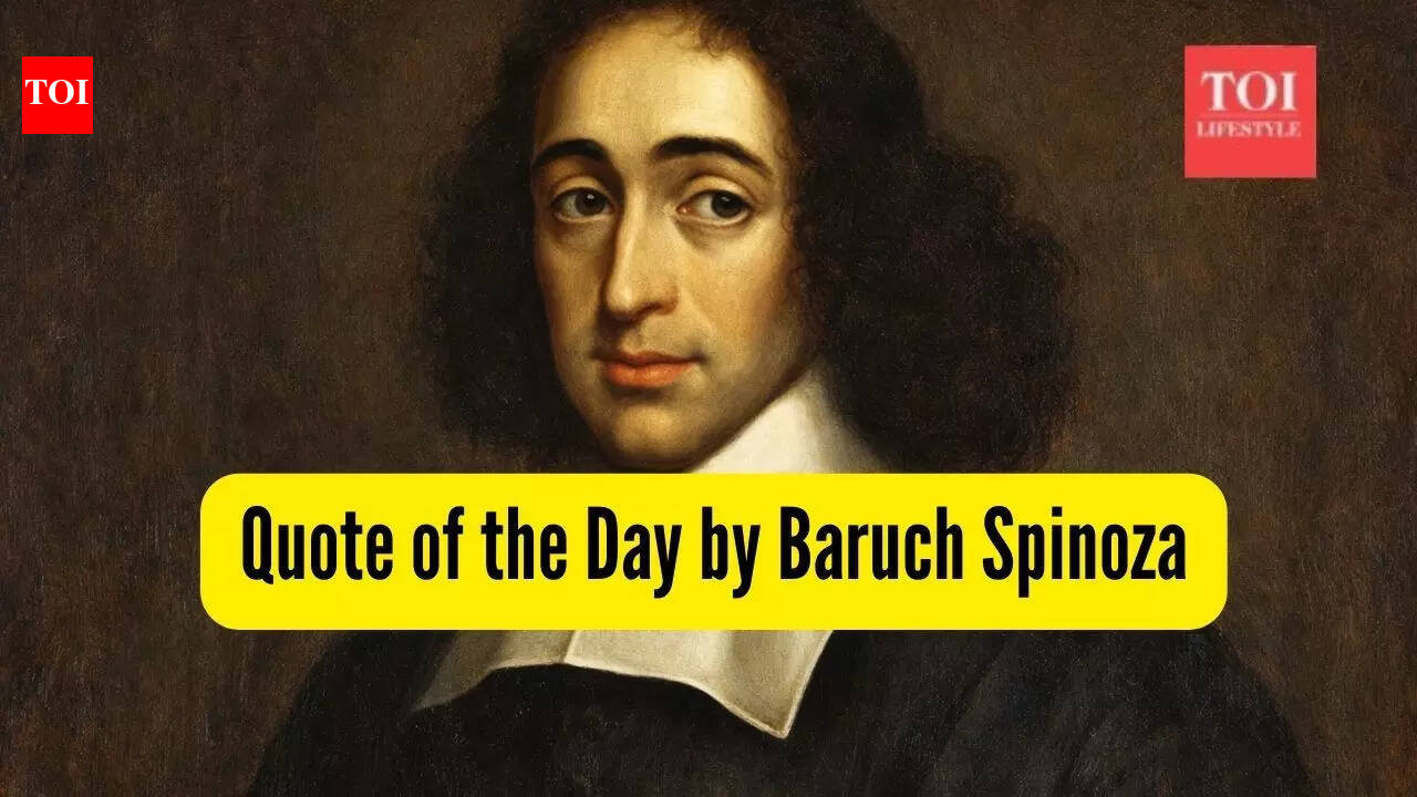 Quote of the Day by Baruch Spinoza: 