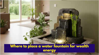 Where to place a water fountain for wealth energy