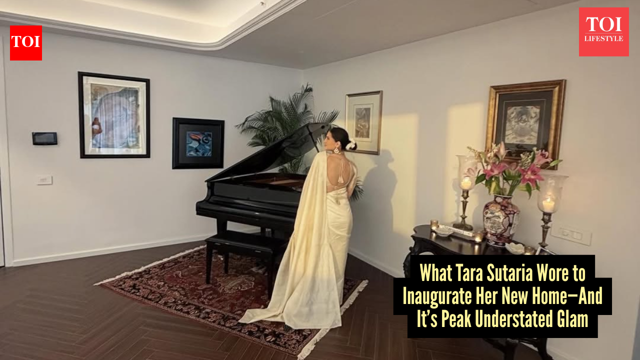 Tara Sutaria’s house-warming outfit is the soft-girl goes ethnic moment we didn’t see coming