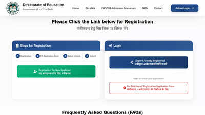 Delhi EWS, DG admissions 2026 open online for private schools under RTE quota; check documnets required and other details here