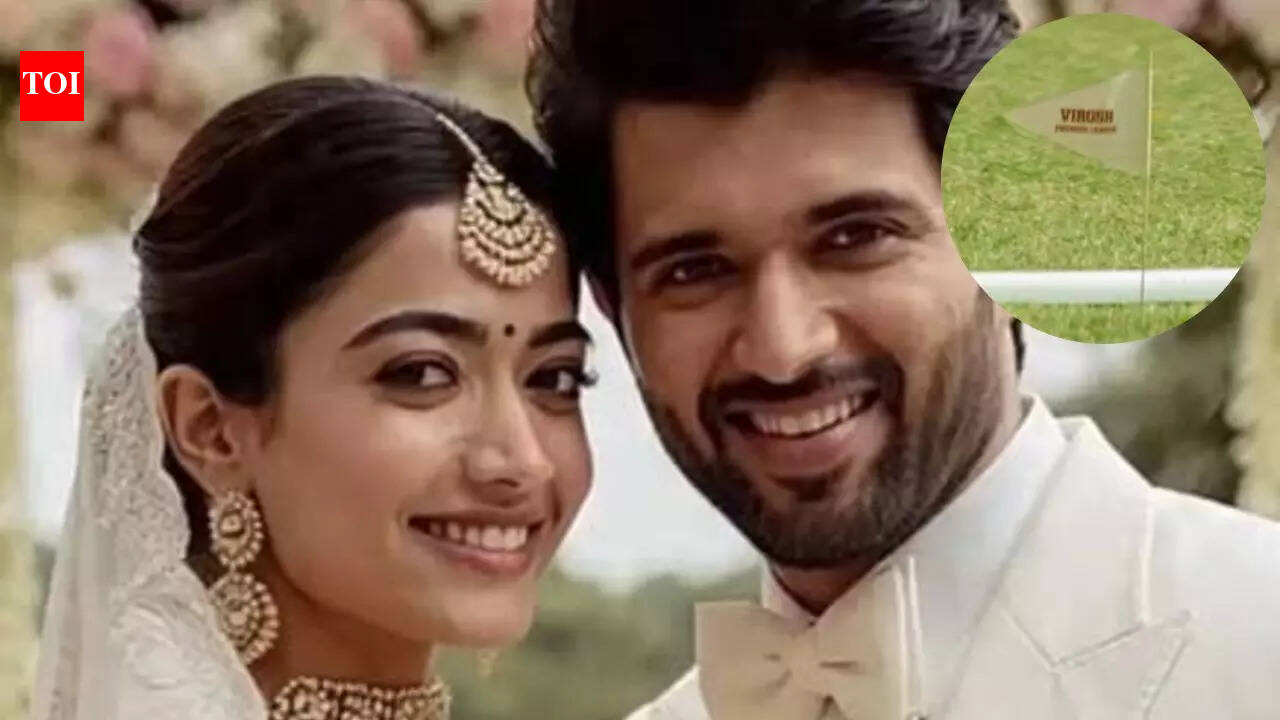 Rashmika Mandanna and Vijay Deverakonda begin wedding festivities with a cricket match called VIROSH premiere league