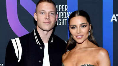 Wife Olivia Culpo’s Mexico bikini photos get hyped up by former college basketball player as Christian McCaffrey leans into family offseason