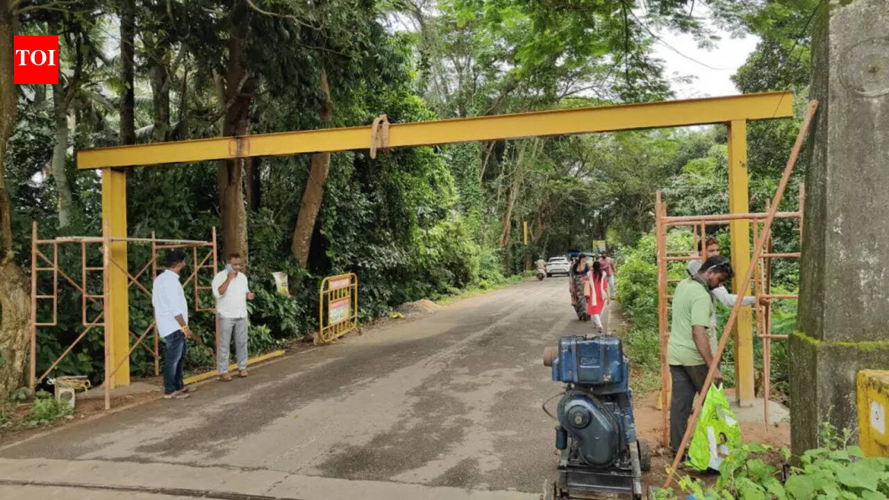 GSIDC fixes height barrier at Gaundalim bridge