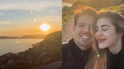 Andretti’s Felipe Drugovich, girlfriend Carla Sirotti enjoy scenic bike trip in French town