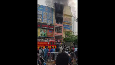 Fire-fighters take over 18 hours to douse Lingipur market complex fire