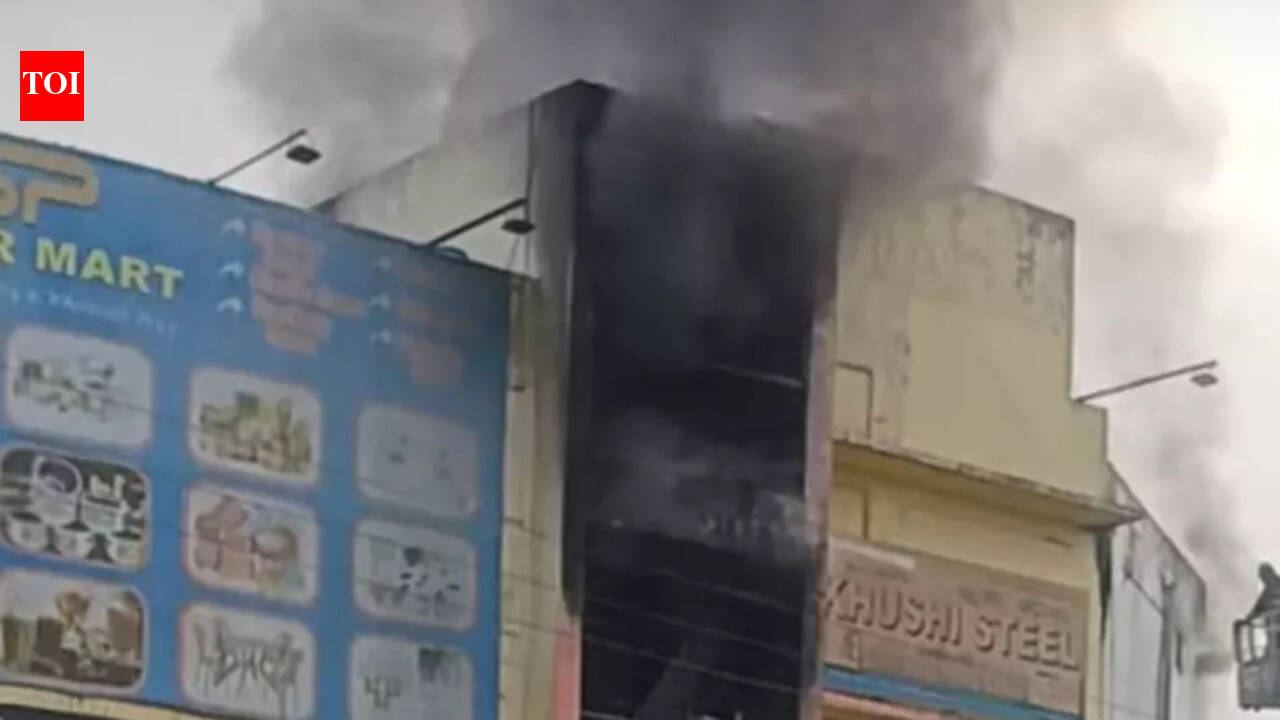 Fire-fighters take over 18 hours to douse Lingipur market complex fire