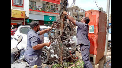 Probe begins into plaint against cops’ failure to lodge FIR on illegal cables