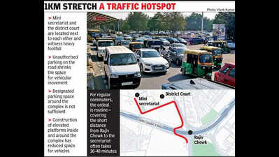 Stubborn jams force foreign officials to ditch their ride, walk to govt office