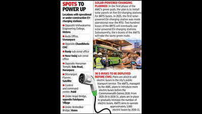Ahmedabad: Four years until CWG, push for EV-charging sites continues