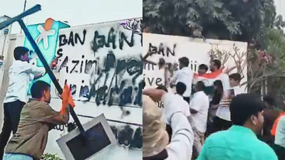 ‘Anti-national views’: Talk on Kashmir incident sparks protest at Azim Premji University in Bengaluru; 25 ABVP activists detained