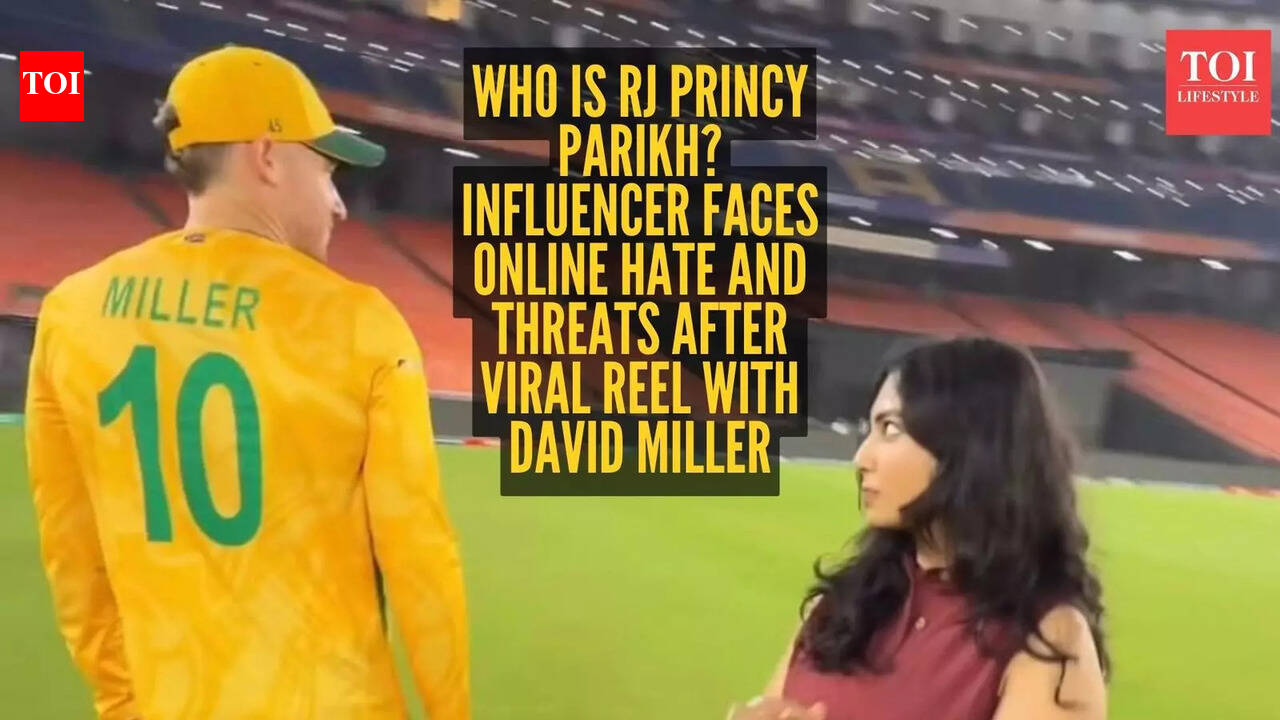 Who is RJ Princy Parikh? Influencer faces online hate and threats after viral reel with David Miller following India’s T20 WC loss to SA
