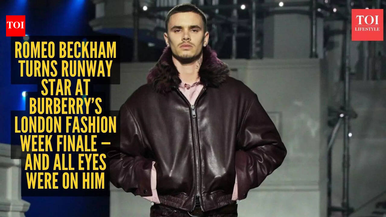 Romeo Beckham steals the spotlight as Burberry delivers London Fashion Week’s most talked-about finale