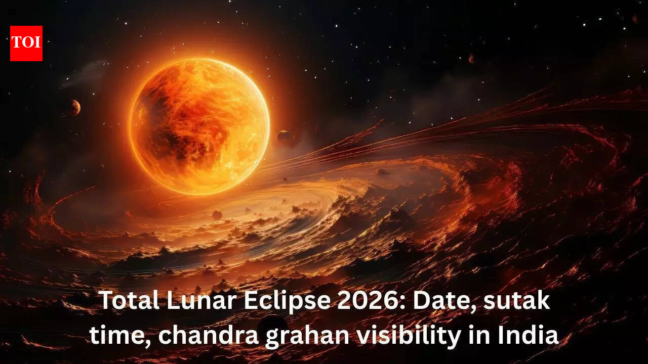 Total Lunar Eclipse 2026: Date, sutak time, chandra grahan visibility in India and other countries