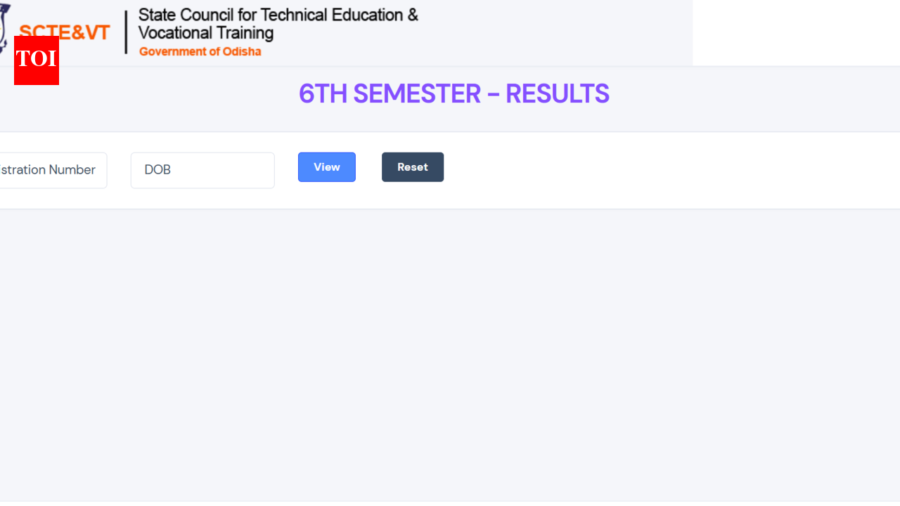 SCTEVT 6th Semester result 2025 out: Check direct link to download scorecards here