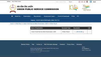 IFSE 2025 main results announced at upsc.gov.in, shortlisted candidates to update OAF before interviews; check details here