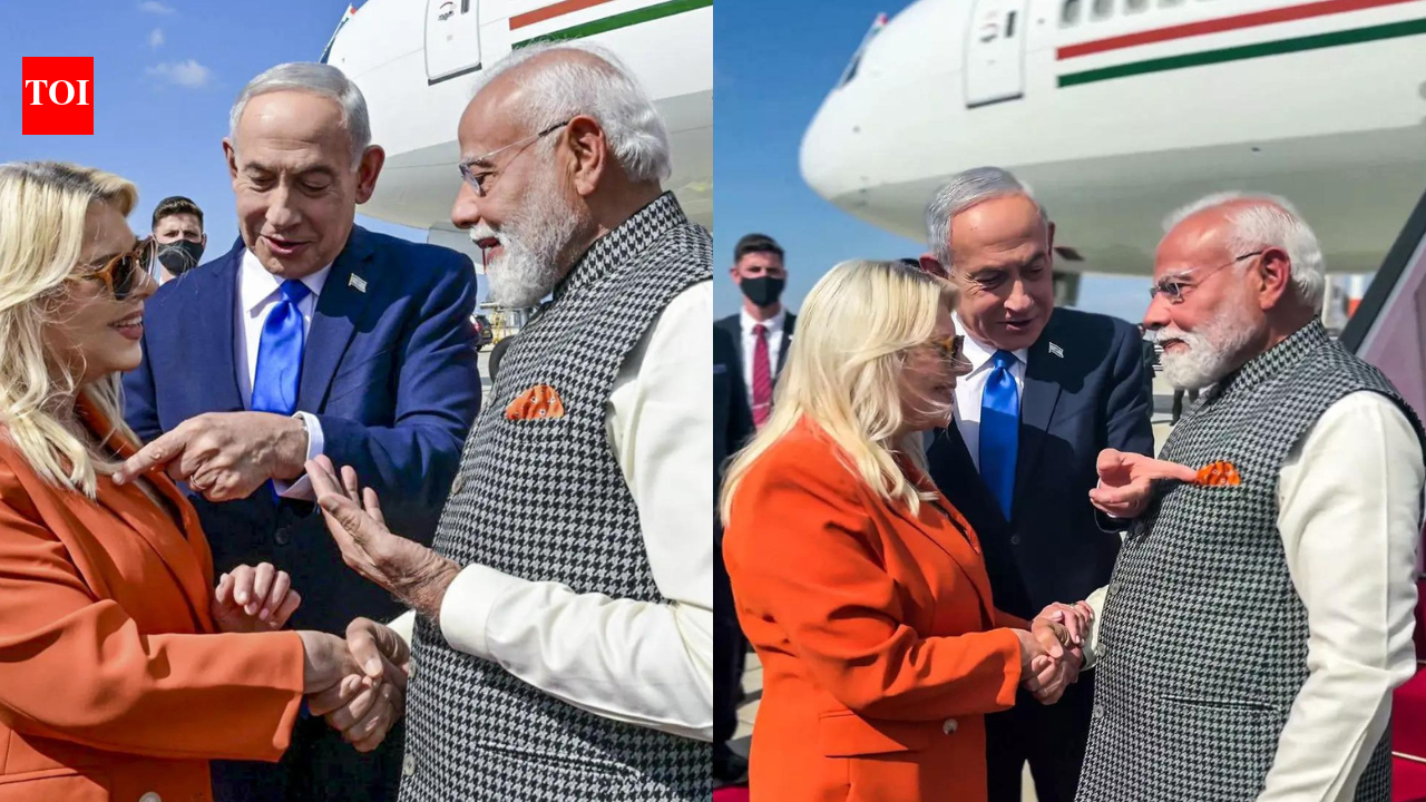 'It's saffron!' PM Modi reacts to colour of Sara Netanyahu's outfit - watch