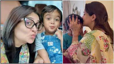 Dipika Kakar gets emotional as she says goodbye to three-year-old son Ruhaan ahead of her liver cyst surgery