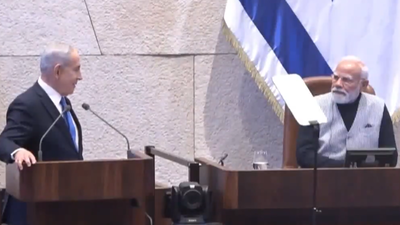 'Modi hug known around the world': Netanyahu hails 'brother' PM, calls India 'gigantic power'