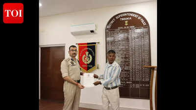 Tailor-made to man traffic: Police salute man for 25 years of voluntary service