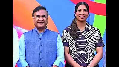 Himanta opens Rs 118cr Lovlina sports arena in Lakhimpur dist