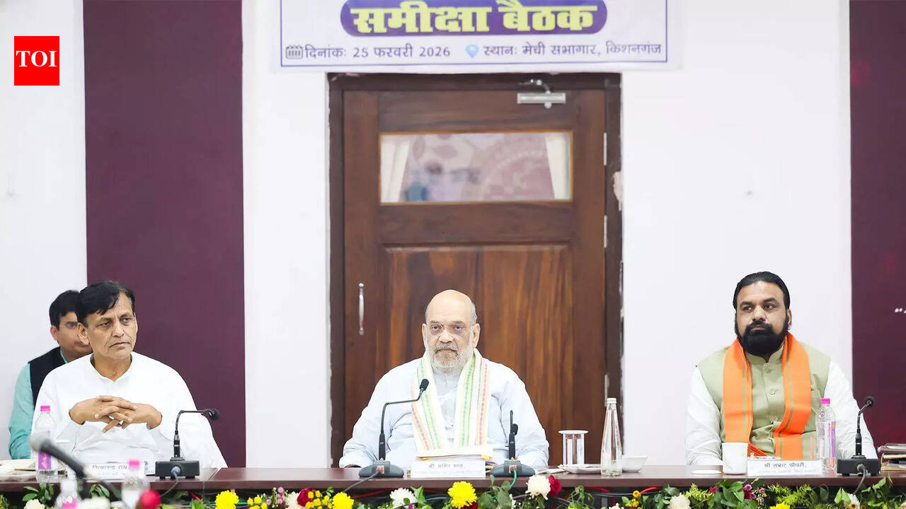 Amit Shah reviews India-Nepal border security in Seemanchal, focus on surveillance and development