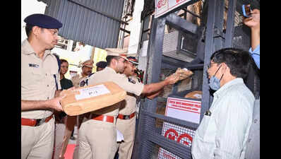Vizag police destroy over 52,000 kgs of seized dry cannabis