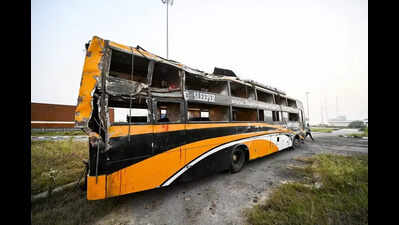 ‘Sleeper bus was modified from 16 berths to 43 seats’