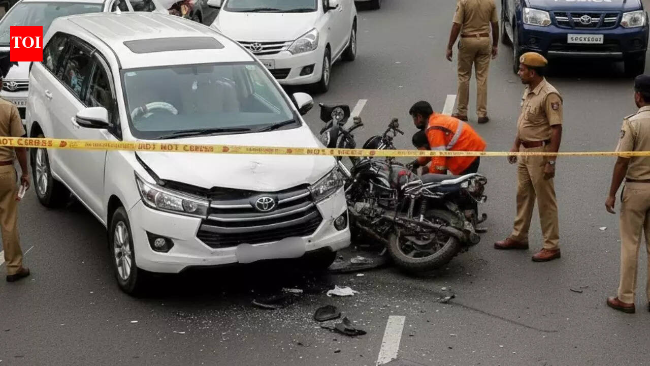 Man dies after SUV rams into bike stuck in traffic jam on Ggn-Fbd Rd