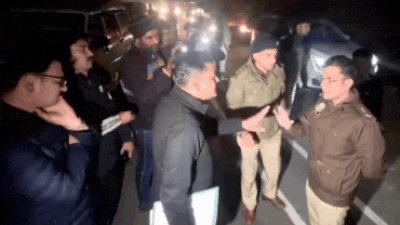 Delhi And Himachal Police Face Off Over Arrest Of Protesting Youth Congress Workers At AI Summit