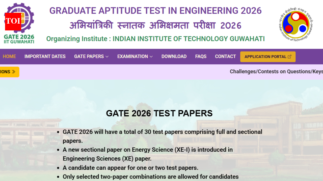 IIT Guwahati opens GATE 2026 answer key objection window: Direct link to raise challenges here