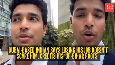 Dubai-based Indian says losing his job doesn’t scare him, credits his ‘UP-Bihar roots’ – here’s the story