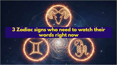 3 Zodiac signs who need to watch their words right now