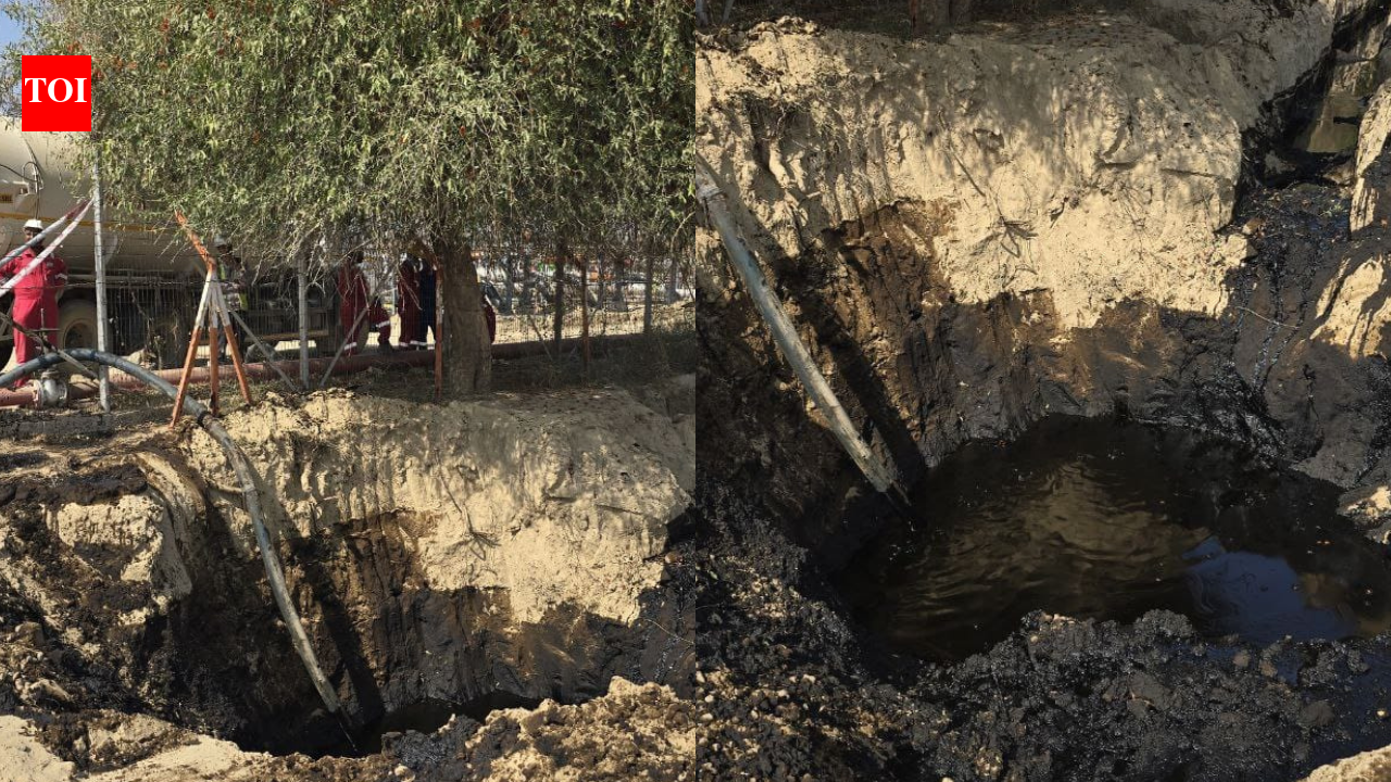 Panic grips Rajasthan's Kau Kheda village as crude oil seeps from farmer's field