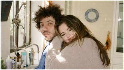 Selena Gomez defends husband Benny Blanco after ‘dirty feet’ podcast controversy: 'I fall more and more in love with you'