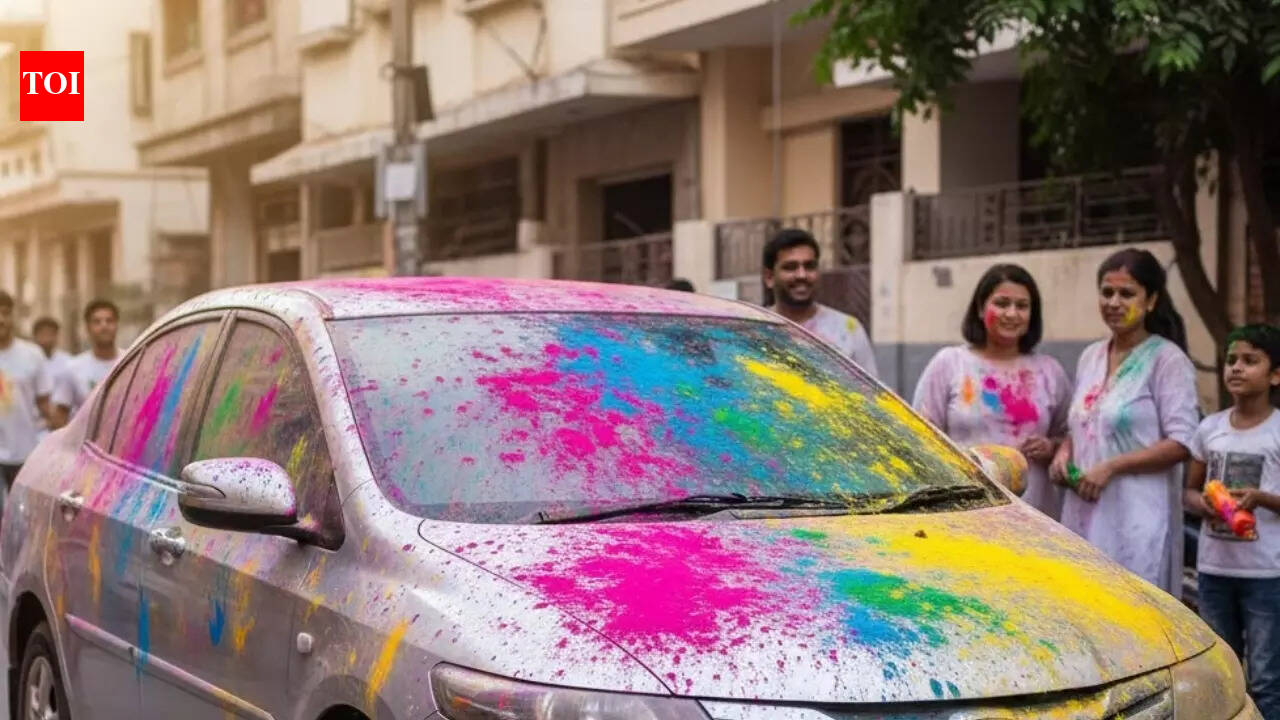Holi 2026 car/motorcycle care: How to remove colour stains safely