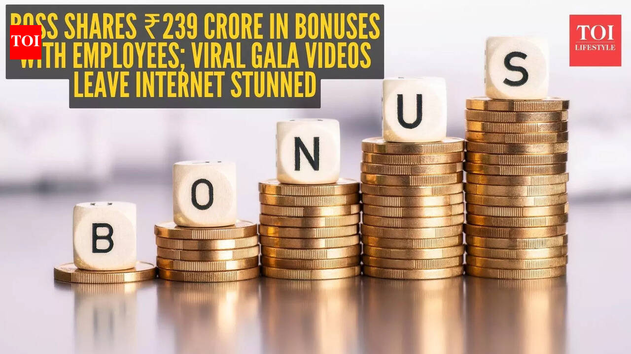 Boss shares ₹239 crore in bonuses with employees; viral gala videos leave internet stunned