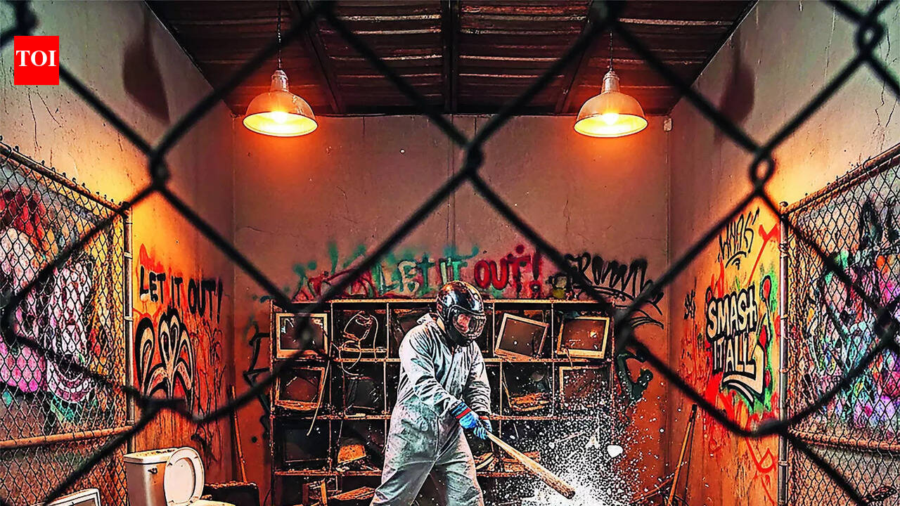 Stressed in the city? Delhiites are ‘Breaking Bad’ on weekends at rage rooms