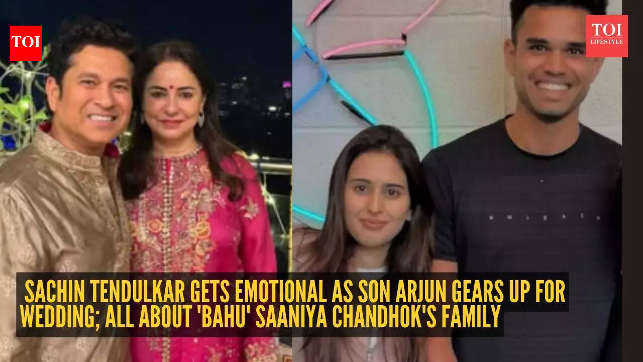 Sachin Tendulkar gets emotional as son Arjun gears up for wedding
