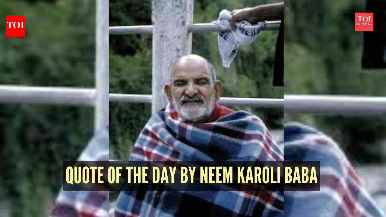 Quote of the day by Neem Karoli Baba: “It is very difficult to know exactly what good should come out of a...”
