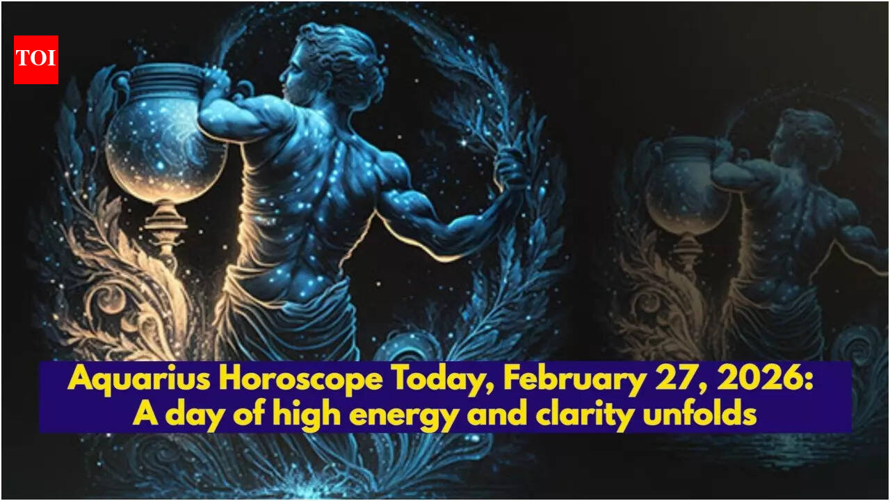 Aquarius Horoscope Today, February 27, 2026: A day of high energy and clarity unfolds