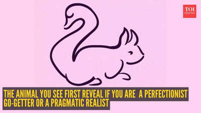 Psychology-based optical illusion personality test: Swan or squirrel? The animal you see first reveals if you are  a perfectionist go-getter or a pragmatic realist