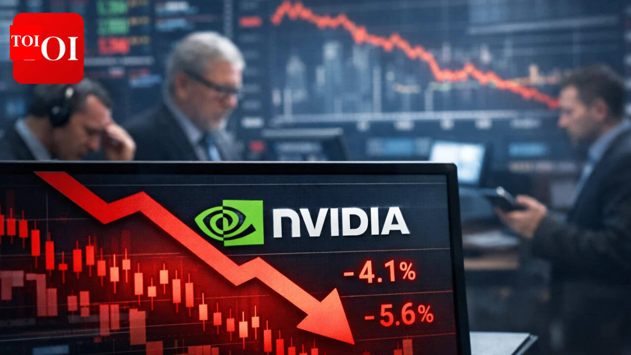 US stocks slip as Nvidia selloff weighs despite broad gains – The Times of India