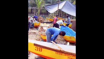 Cyclone-hit fishermen find hope in new boats in West Godavari