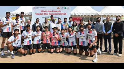 Panjab varsity win men’s volleyball title as Manipal University Jaipur successfully hosts All India Inter-Univ tournament