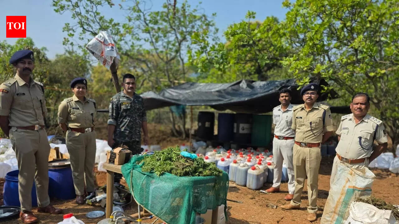 1,800 litres of hash oil, worth Rs 200 cr, seized from Koraput forests