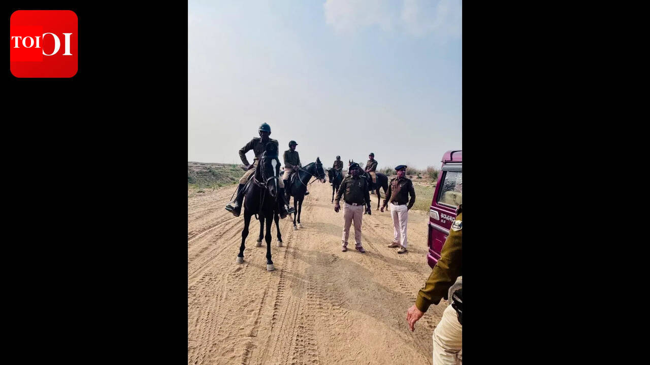 Mounted police deployed to check illegal sand mining