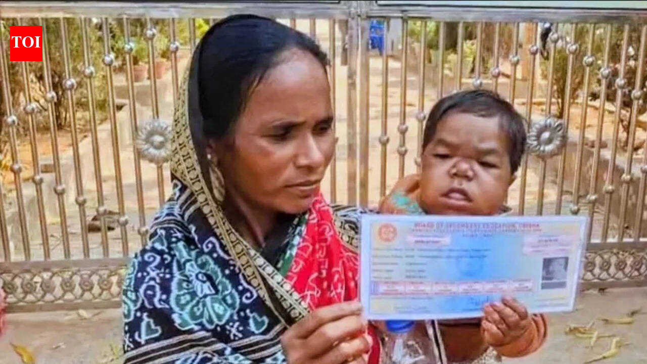 Short in height, big on dreams: 1.5-ft-tall girl writes Class X exam from mom’s lap