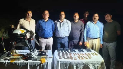 Drone-dropped arms cache seized near Bikaner; BSF, police recover 5 China-made pistols, 325 cartridges