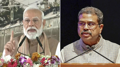 PM Modi questions NCERT lapse, Pradhan vows action | India News – The Times of India