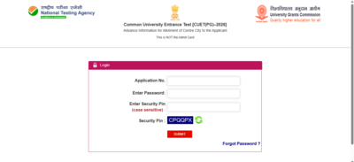 CUET PG 2026 city intimation slip released at exams.nta.nic.in: Direct link to download here